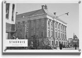 Walljar - Stadhuis Groningen '45 - Muurdecoratie - Plexiglas schilderij