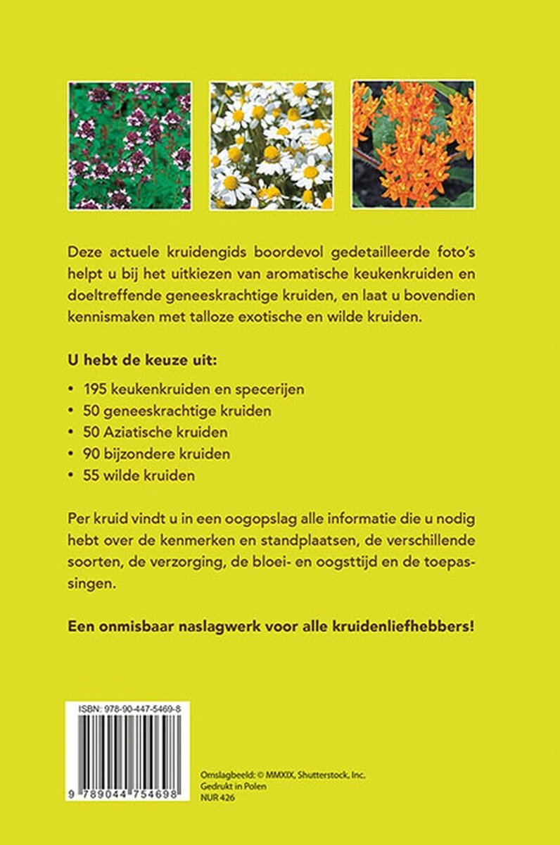 De complete kruidenwijzer - back cover