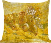 Sierkussens - Kussentjes Woonkamer - 45x45 cm - Kweeperen, citroenen, peren en druiven - Vincent van Gogh