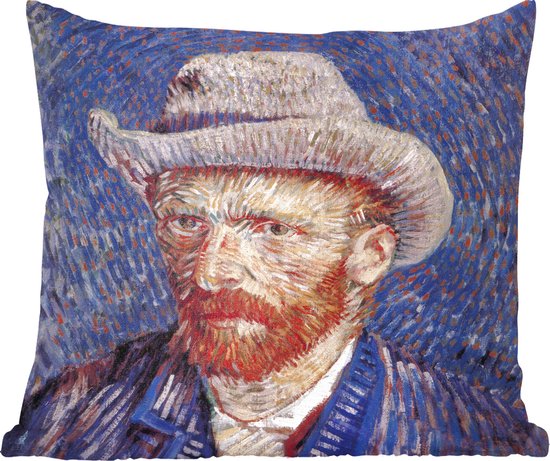 Autoportrait au chapeau de feutre gris - Vincent van Gogh | bol.com