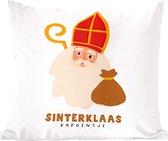 Sierkussen - Sinterklaas Sint Decoratie - Multicolor - 40 Cm X 40 Cm