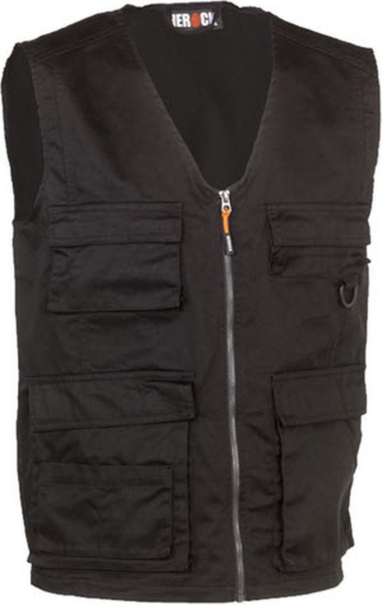 Herock Torro bodywarmer rugzakje (1901) - Zwart - S