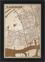 Decoratief Beeld - Houten Van Vlaardingen - Hout - Bekroned - Bruin - 21 X 30 Cm