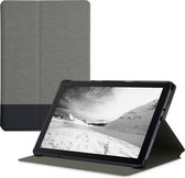 kwmobile hoes voor Huawei MatePad T10 / T10s - Slanke tablethoes met standaard - Tablet cover in grijs / zwart