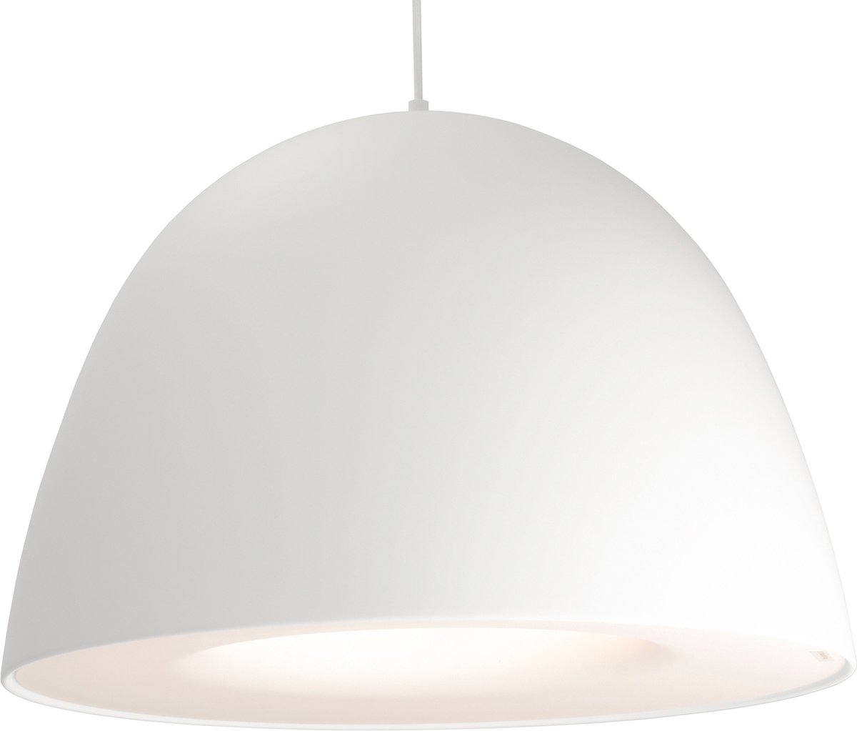 NOBU pendel diam 600mm 1*E27 wit (kabel 300cm)