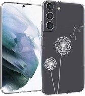 iMoshion Hoesje Geschikt voor Samsung Galaxy S22 Plus Hoesje Siliconen - iMoshion Design hoesje - Transparant / Dandelion