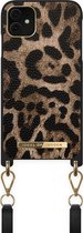 Ideal of Sweden Phone Necklace Case iPhone 11/XR Midnight Leopard
