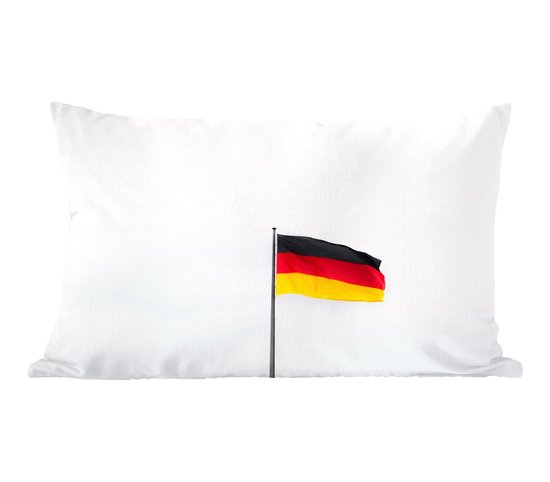 Sierkussens - Kussen - De vlag van Duitsland op een witte achtergrond -  50x30 cm -... | bol.com