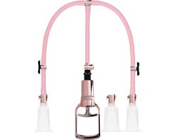 Clitoral & Nipple Pump Set Large - Rose Gold