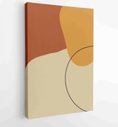 Abstracte muurkunst vector achtergrond collectie 3 - Moderne schilderijen – Verticaal – 1928943098 - 50*40 Vertical