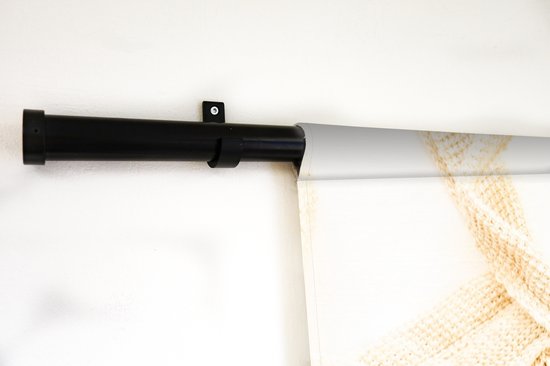 Wandkleed - Wanddoek - Zomer - Tas - Citroen - 60x60 cm - Wandtapijt