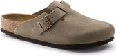 Birkenstock Boston zacht voetbed Taupe Narrow