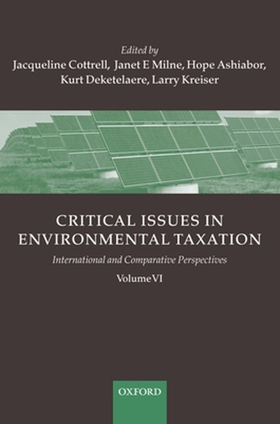 Critical Issues in Environmental Taxation - cover