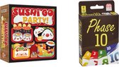 Spellenbundel - Kaartspel - 2 stuks - Sushi Go Party & Phase 10