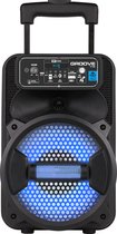 iDance GROOVE119 Bluetooth Party Speaker - met Discoverlichting en Microfoon - Karaoke Set - Zwart