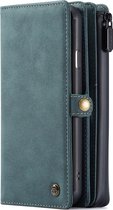 Apple iPhone 7 Hoesje - Caseme - Serie - Kunstlederen Bookcase / 2in1 Case - Blauw - Hoesje Geschikt Voor Apple iPhone 7