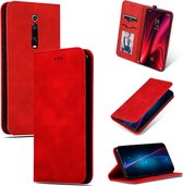 Xiaomi Mi 9T Hoesje - Mobigear - Retro Slim Serie - Kunstlederen Bookcase - Rood - Hoesje Geschikt Voor Xiaomi Mi 9T