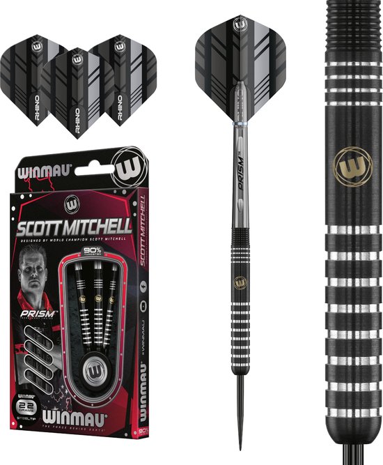Winmau Scott Mitchell WC 90% - Dartpijlen - 24 Gram van Winmau — afbeelding 3