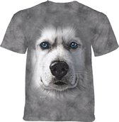T-shirt Big Face Siberian Husky KIDS XL