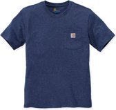 Carhartt 103296 Workwear Pocket T-Shirt - Relaxed Fit - Dark Cobalt Blue Heather - XL