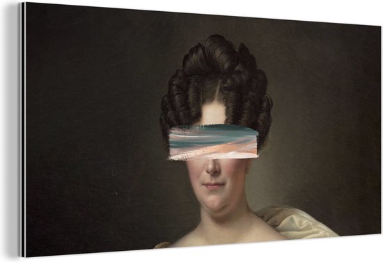 Décoration murale Métal - Aluminium Peinture Industrielle - Art - Maîtres anciens - Peinture - 40x20 cm - Dibond - Photo sur aluminium - Décoration murale industrielle - Pour le salon / chambre