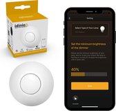 IDINIO WIFI Voetdimmer met App - Dimbaar via dimmerknop & App - Vloerdimmer - Wit