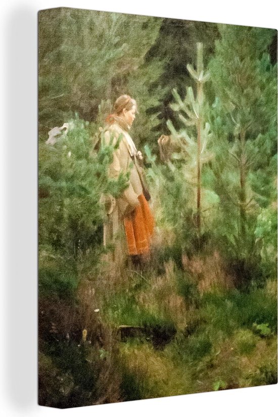 Peinture sur toile, reproduction de Anders Zorn The Letter 1882, tableau peint à la main