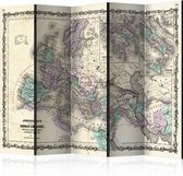 Vouwscherm - Johnson's Romeinse keizerrijk 225x172cm  , gemonteerd geleverd, dubbelzijdig geprint (kamerscherm)