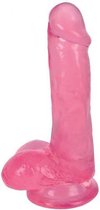 Lollicock - Dildo Slim Stick With Balls - Cherry Ice - 15.8 cm