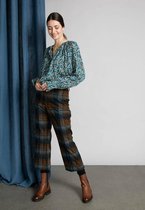 River Woods Oversized A-lijn blouse in groen