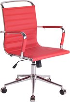 Bureaustoel - Voor Volwassenen - Bureaustoelen -  Modern - Rood - Metaal - 57 cm x 62 cm x 93 cm