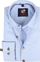 Suitable - Overhemd Smart HBD Lichtblauw - 43 - Heren - Slim-fit