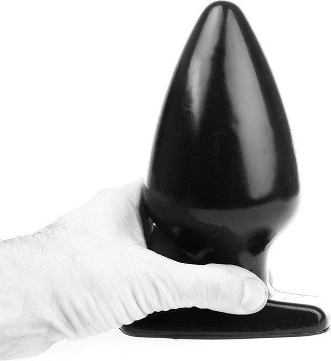 I Love Butt - Dikke Buttplug - L - zwart