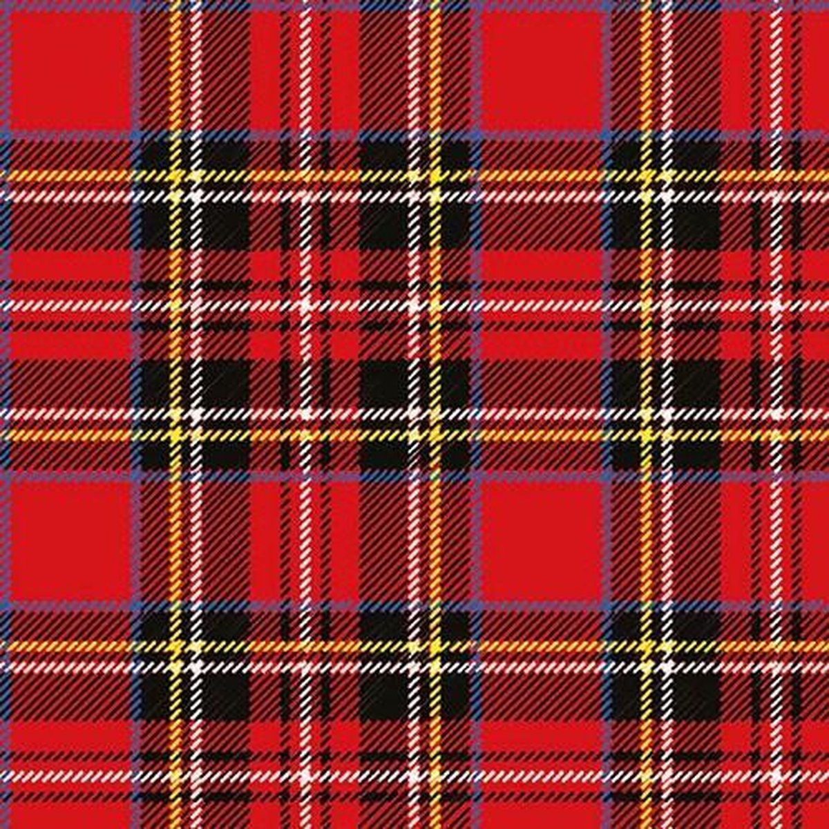 Ambiente Scottish Red papieren servetten