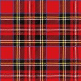 Ambiente Scottish Red papieren servetten