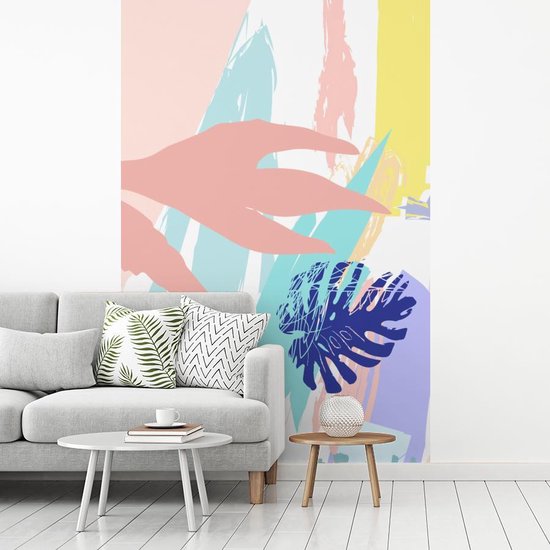 Papier peint - Papier peint photo Eté - Plage - Rose - Largeur 160 cm x hauteur 240 cm