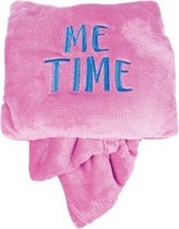 2-in-1 deken Me Time meisjes polyester roze