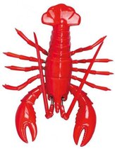 Keukenwonder magneet kreeft rood 12,5 cm