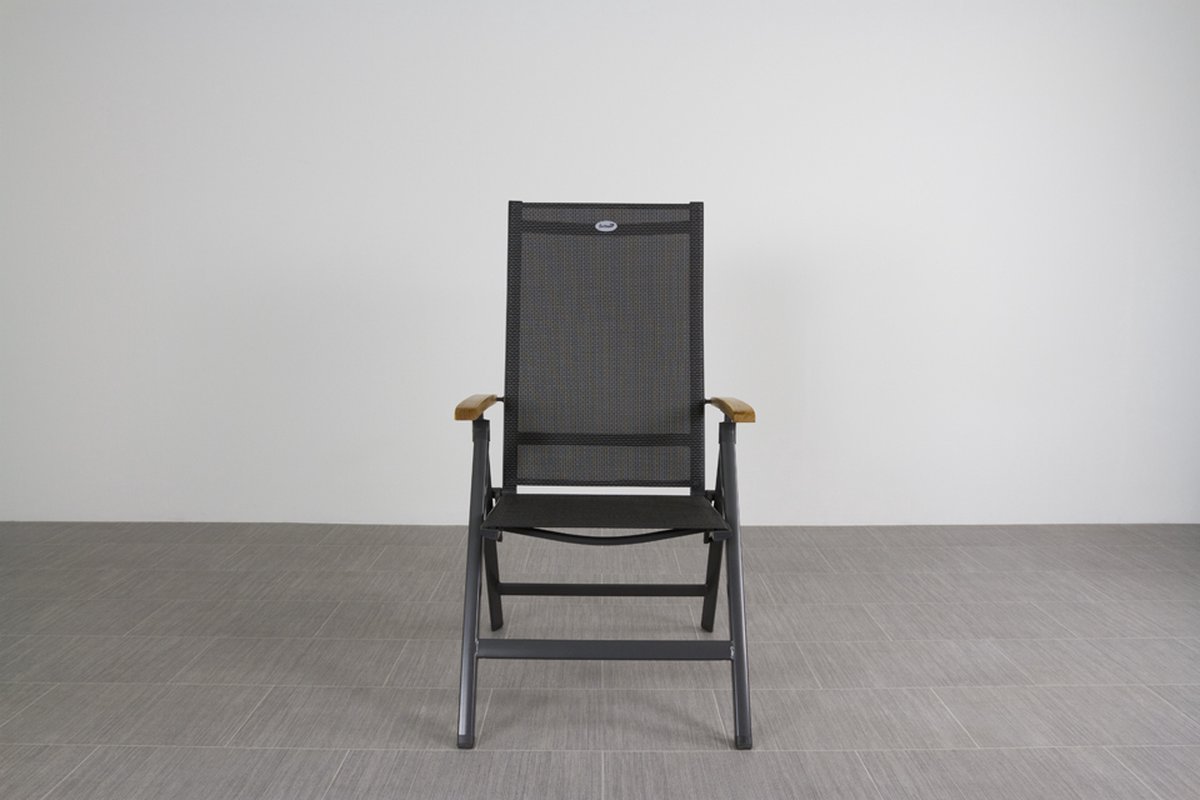 Hartman Chaise de jardin réglable Napoli - accoudoir Teck