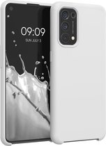 kwmobile telefoonhoesje voor Oppo Find X3 Lite - Hoesje met siliconen coating - Smartphone case in wit