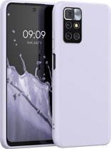 kwmobile telefoonhoesje geschikt voor Xiaomi Redmi 10 (2021 / 2022) - Hoesje voor smartphone - Back cover in pastel-lavendel