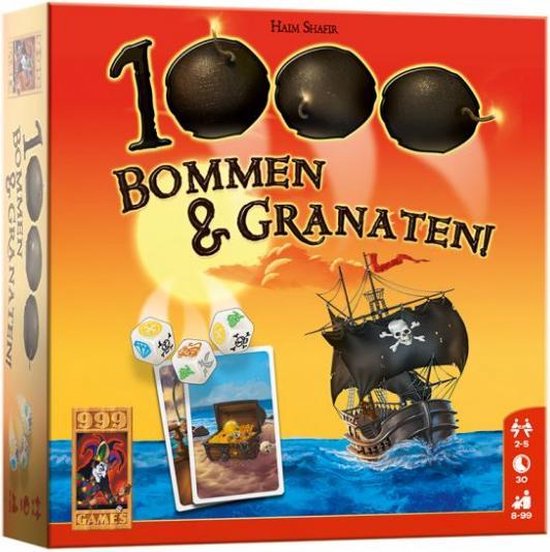 Thumbnail van een extra afbeelding van het spel dobbelspel 1000 Bommen & Granaten!