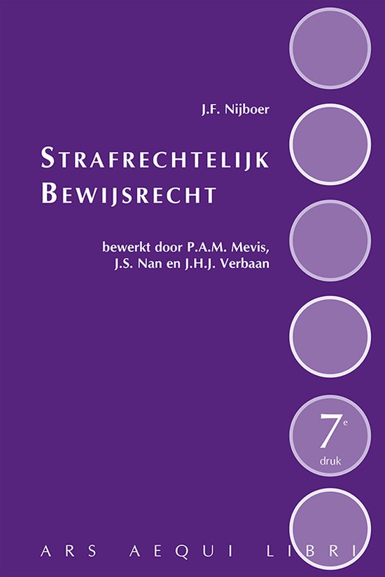 Ars Aequi Cahiers - Strafrechtelijk bewijsrecht - cover