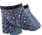 Cavello Boxershorts licht blauw print
