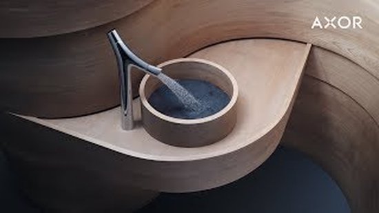 Mélangeur de lavabo à deux robinets, chrome