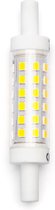 LED Lamp - Igna Trunka - R7S Fitting - 5W - Helder/Koud Wit 6500K - Glas