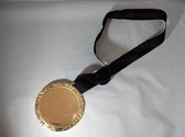 grote medaille 11.5 cm, blanco, kindercrea