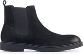 Stefano Lauran Chelsea boots Heren / Boots / Laarzen / Herenschoenen - Nubuck   - S3027 - Zwart -  Maat 40