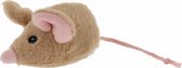 knuffelmuis 13 cm pluche beige