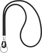 sleutelhanger 48 cm nylon zwart